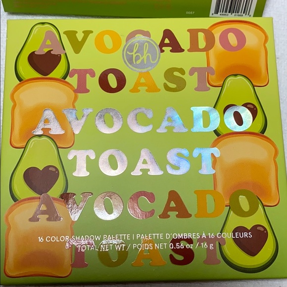 BH Cosmetics Other - BH Cosmetics AVOCADO TOAST WEEKEND VIBES EYESHADOW PALETTE ☀️Last 1☀️PLASTIC NWT
